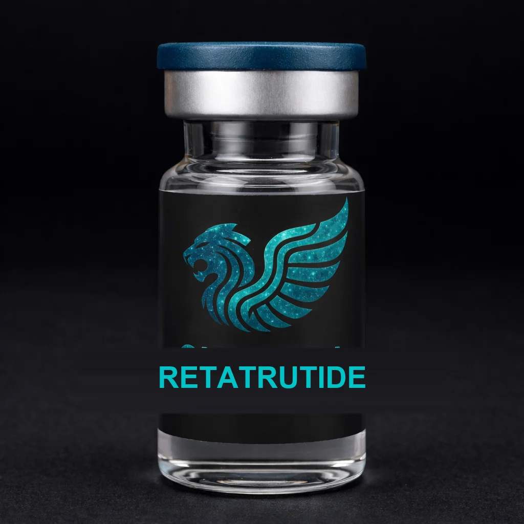 Retatrutide research product from Chimera Peptides